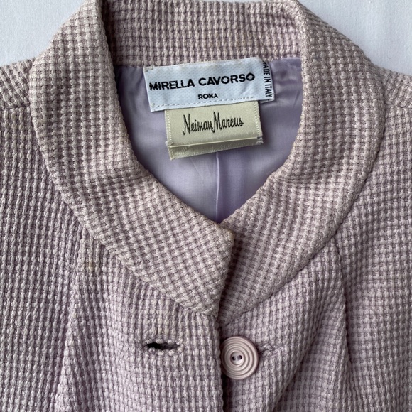 Vintage 80s style Mirella Cavorso lavender short sleeve jacket, size 8 (?). - Picture 4 of 8